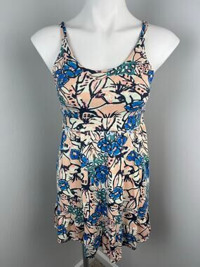 Maaji Swim Cover Up in Blue Crush Flowers Pattern Girls 14
